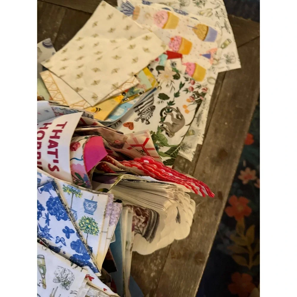 Assorted Decorative Paper Napkin Lot Emma Bridgewater Decoupage Crafting 30pc